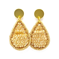 Armband facet 6mm (champagne)