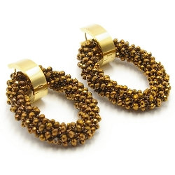 Armband facet 6mm (champagne)