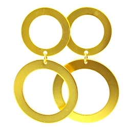 Armband facet 6mm (champagne)