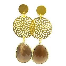 Armband facet 6mm (champagne)