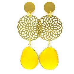 Armband facet 6mm (champagne)