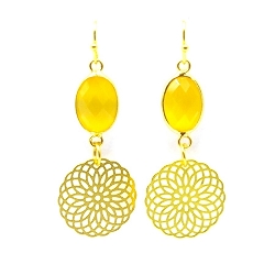 Armband facet 6mm (champagne)