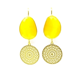 Armband facet 6mm (champagne)