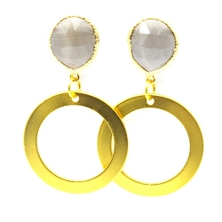 Armband facet 6mm (champagne)