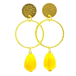 Armband facet 6mm (champagne)