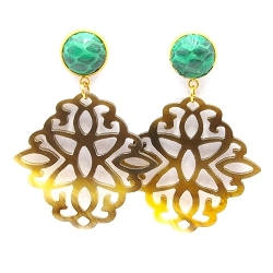 Armband facet 6mm (champagne)