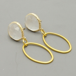 Armband facet 6mm (champagne)