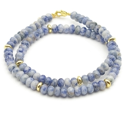 Armband facet 6mm (champagne)