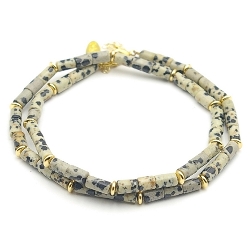 Armband facet 6mm (champagne)