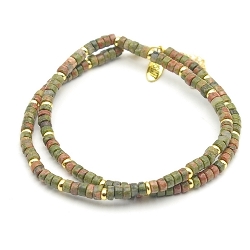 Armband facet 6mm (champagne)