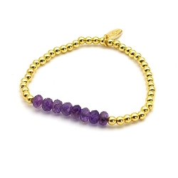 Armband facet 6mm (champagne)