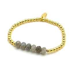 Armband facet 6mm (champagne)