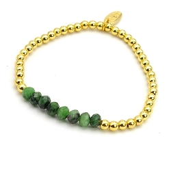 Armband facet 6mm (champagne)