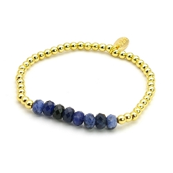 Armband facet 6mm (champagne)