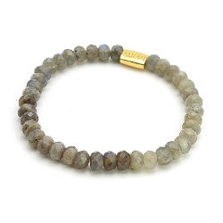 Armband facet 6mm (champagne)