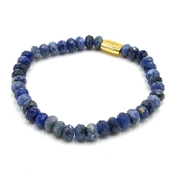 Armband facet 6mm (champagne)