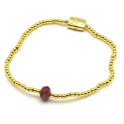 Armband facet 6mm (champagne)