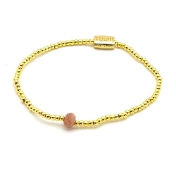 Armband facet 6mm (champagne)
