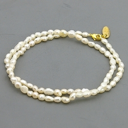 Armband facet 6mm (champagne)