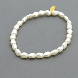 Armband facet 6mm (champagne)