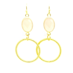 Armband facet 6mm (champagne)