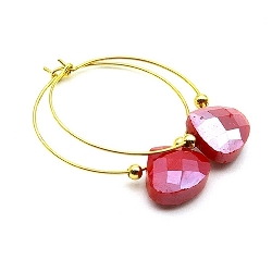 Armband facet 6mm (champagne)