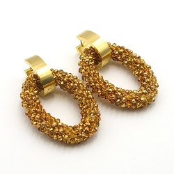 Armband facet 6mm (champagne)