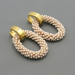 Armband facet 6mm (champagne)