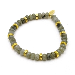 Armband facet 6mm (champagne)