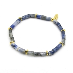 Armband facet 6mm (champagne)