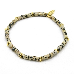 Armband facet 6mm (champagne)