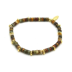 Armband facet 6mm (champagne)