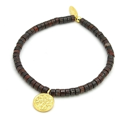 Armband facet 6mm (champagne)