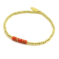 Armband facet 6mm (champagne)