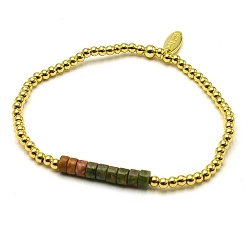 Armband facet 6mm (champagne)