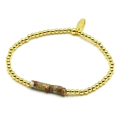 Armband facet 6mm (champagne)