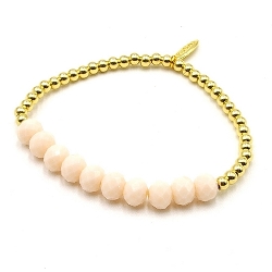 Armband facet 6mm (champagne)