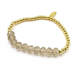 Armband facet 6mm (champagne)