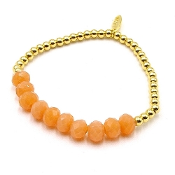 Armband facet 6mm (champagne)