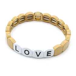 Armband facet 6mm (champagne)