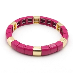 Armband facet 6mm (champagne)