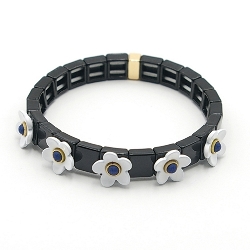 Armband facet 6mm (champagne)