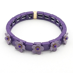 Armband facet 6mm (champagne)