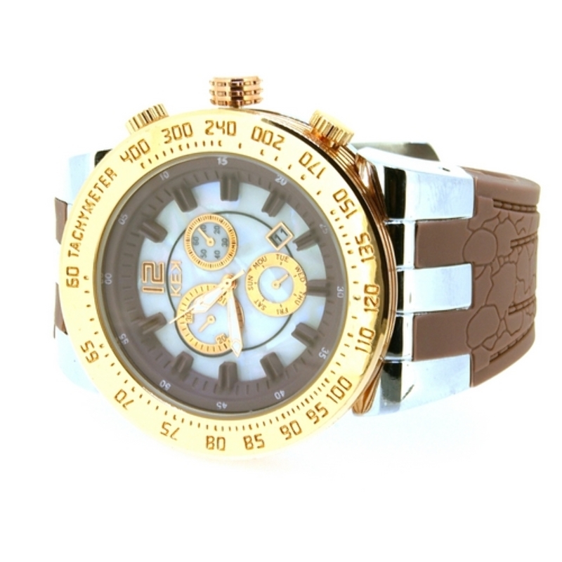 KEK horloge unisex bruin