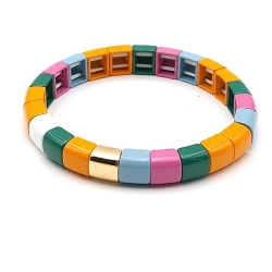 Armband facet 6mm (champagne)