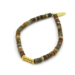 Armband facet 6mm (champagne)