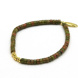 Armband facet 6mm (champagne)