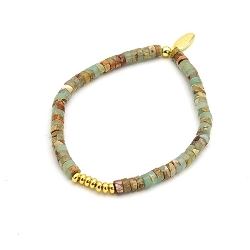 Armband facet 6mm (champagne)