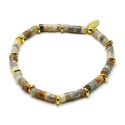 Armband facet 6mm (champagne)