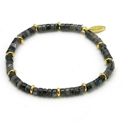 Armband facet 6mm (champagne)